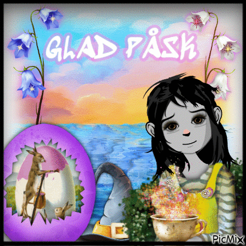 Glad Påsk - 2020 - GIF animado gratis