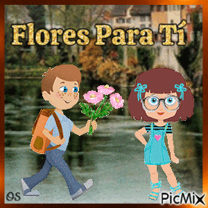 Flores Para Tí - Free animated GIF