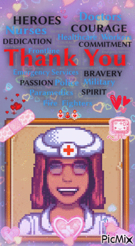 Tribute to Hospital Staff - Gratis animerad GIF