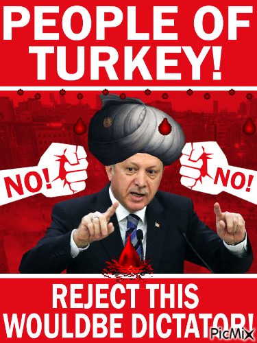 Erdogan dictator - Δωρεάν κινούμενο GIF