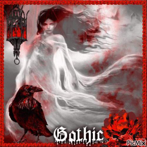 Gothic Woman - Бесплатный анимированный гифка