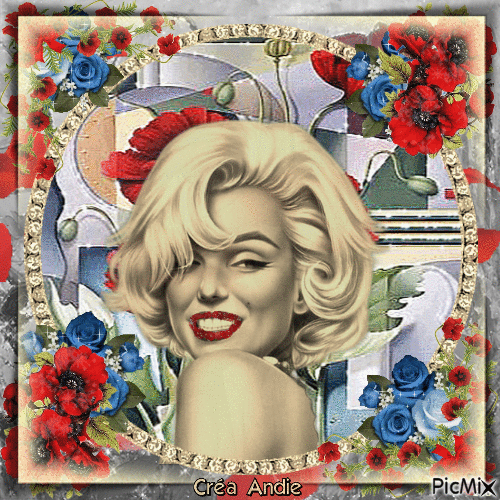 Marilyn Monroe, Actrice américaine - Ücretsiz animasyonlu GIF