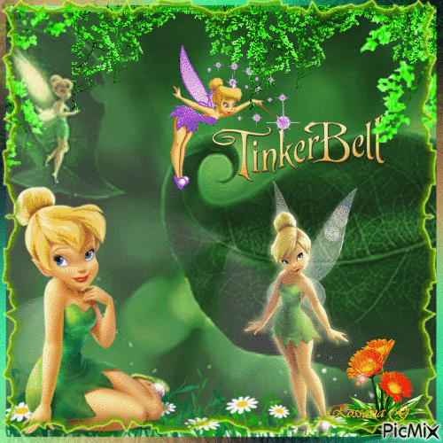 Tinkerbell little fairy - Animovaný GIF zadarmo