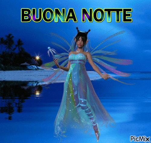 BUONA NOTTE - Бесплатный анимированный гифка