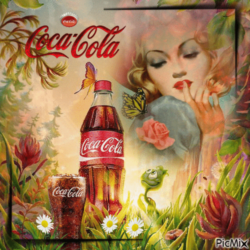 Coca-Cola - Animovaný GIF zadarmo