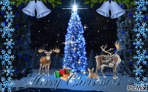 Peaceful Christmas - Безплатен анимиран GIF