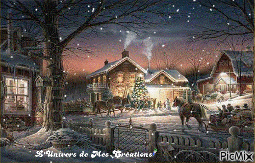 paysage hiver - Ingyenes animált GIF