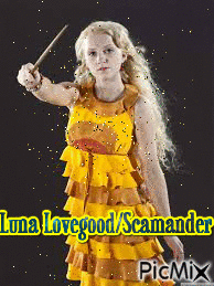 Luna Lovegood/Scamander - GIF animate gratis