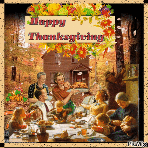 THappy Thanksgiving - Free animated GIF