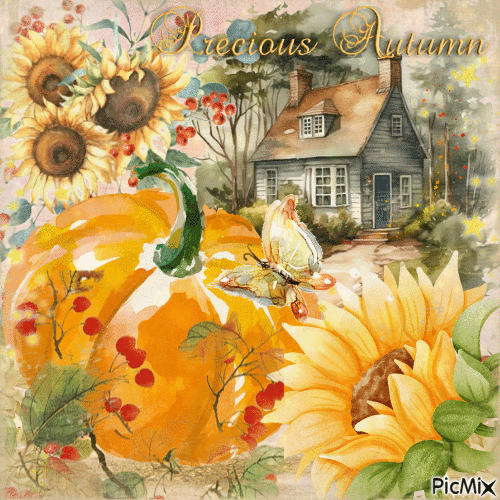 Precious Autumn - Бесплатный анимированный гифка
