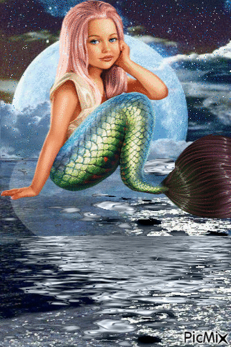 Little Mermaid - Gratis animerad GIF