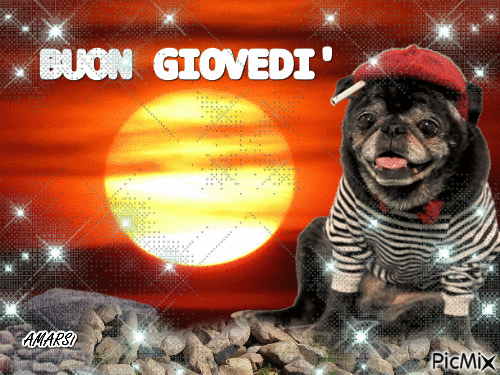 BUON GIOVEDI' - Bezmaksas animēts GIF