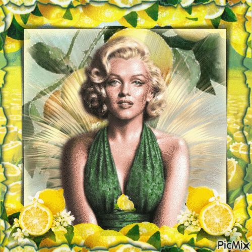 Marilyn Monroe, Actrice, Chanteuse américaine - GIF animasi gratis