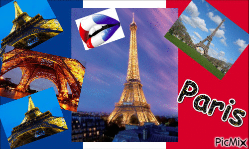 Paris♥ - GIF animé gratuit