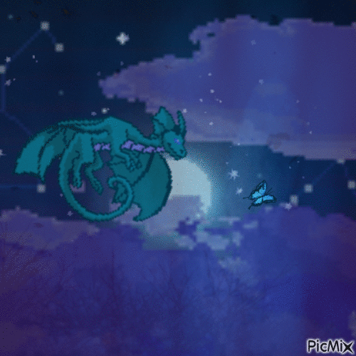 Dragon - Bezmaksas animēts GIF