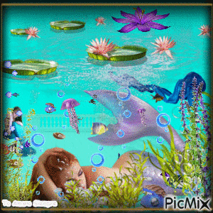 Las Sirena - Nemokamas animacinis gif