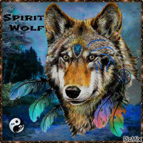 Spirit Wolf - GIF animé gratuit