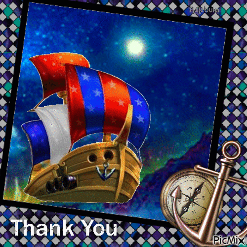 Ship-Thank you - GIF animasi gratis