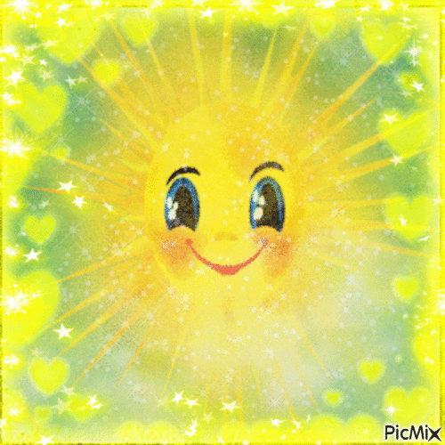 Happy Sun - GIF animé gratuit