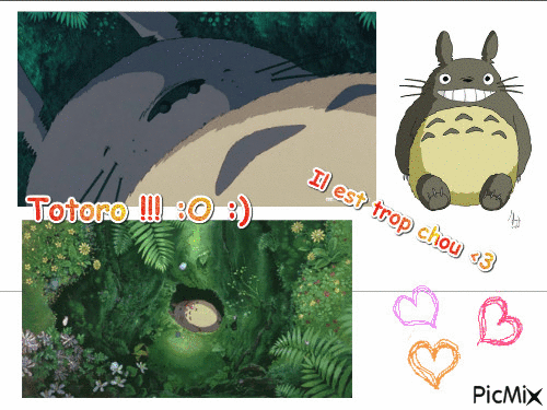 #Totoro <3 - Gratis animerad GIF