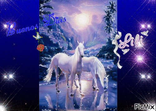 unicornio bd - GIF animé gratuit
