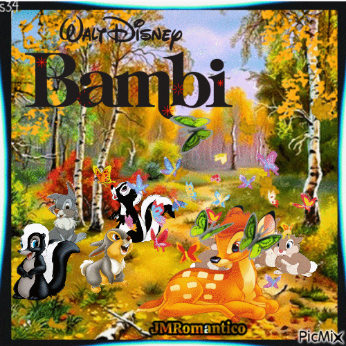 BAMBI y AMIGOS - Бесплатный анимированный гифка