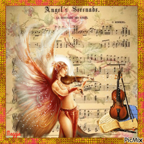 Angel's Serenade - Бесплатный анимированный гифка