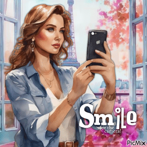 SMILE FOR THE CAMARA - Ingyenes animált GIF