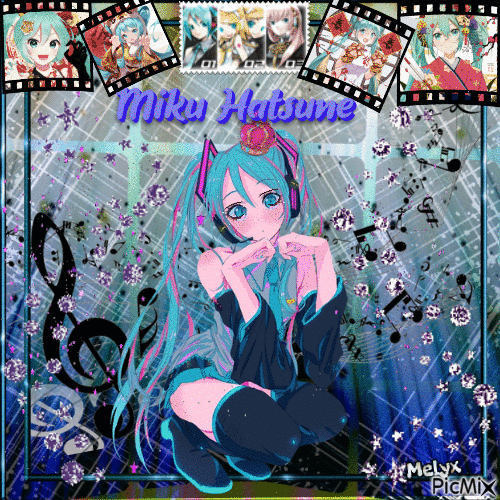 Miku Hatsune - Gratis geanimeerde GIF