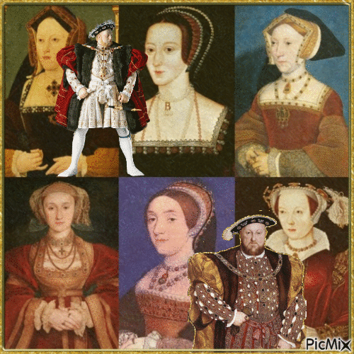 The six wives of Henry VIII - Бесплатный анимированный гифка