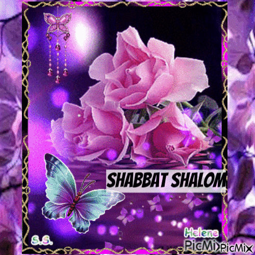 Shabbat Shalom - Animovaný GIF zadarmo