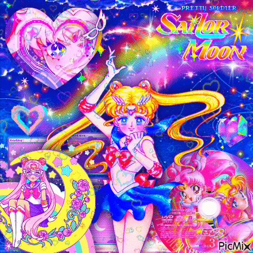 ☽ PRETTY SOLDIER SAILOR MOON ☾ - Free animated GIF
