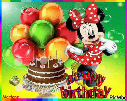 Minnie Mouse - GIF animado grátis