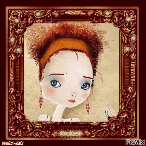 Girl-doll-cute - Ingyenes animált GIF