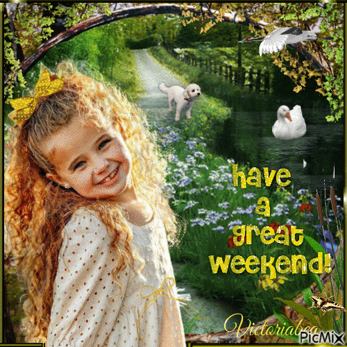 Have a great weekend! - GIF animate gratis