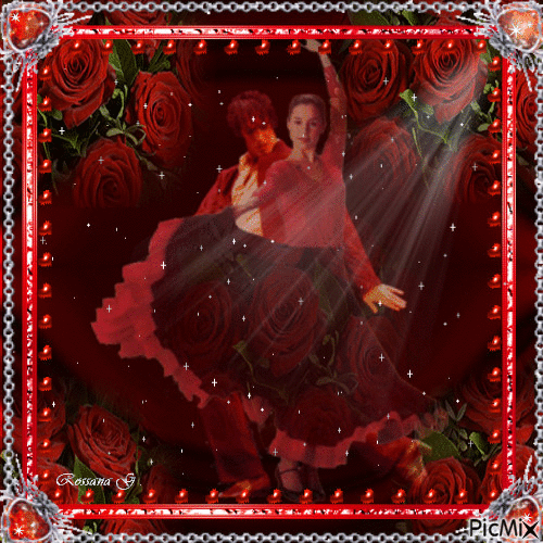 Danseurs de flamenco - GIF animado gratis