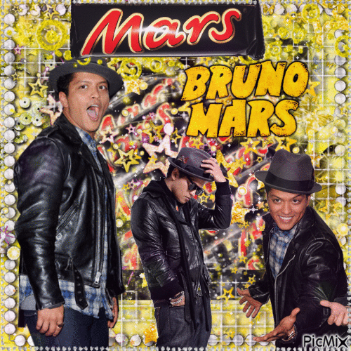 (Bruno) MARS | For A Competition - GIF animado grátis
