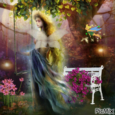 fairy garden - Ingyenes animált GIF
