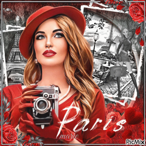 J'aime Paris - GIF animado grátis