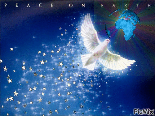peace on earth - GIF เคลื่อนไหวฟรี
