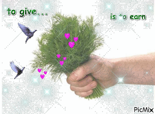 to give - Free animated GIF