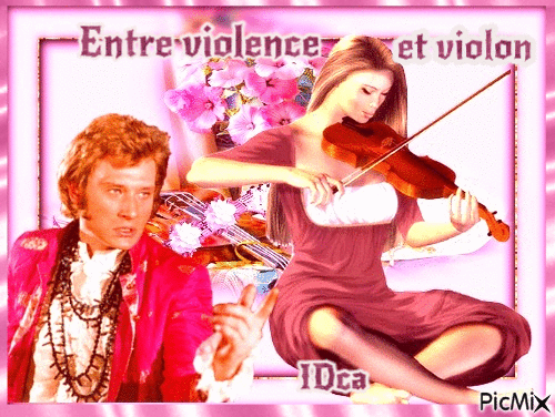 Entre violence et violon - Безплатен анимиран GIF