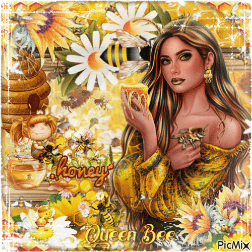Bee Queen - Free animated GIF