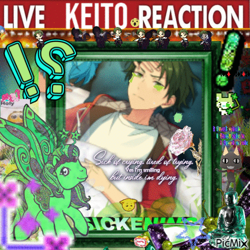live keito reaction - Free animated GIF