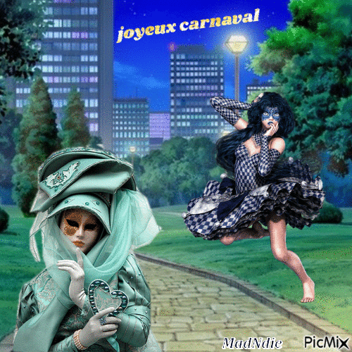 joyeux carnaval - Бесплатни анимирани ГИФ
