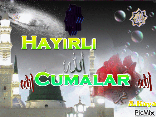 hayirli cumalar - Animovaný GIF zadarmo