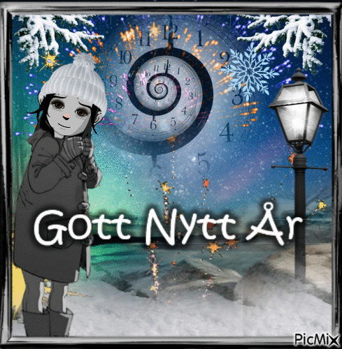 Gott Nytt År 2019 - Бесплатный анимированный гифка