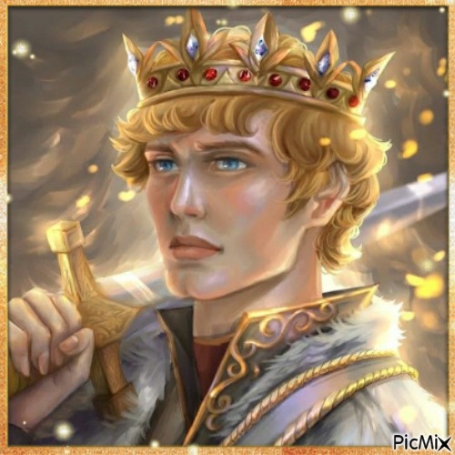 Portrait d'un jeune roi. - bezmaksas png