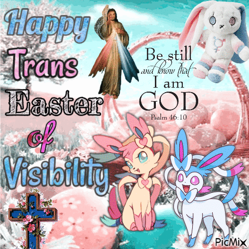 Trans Easter of Visibility - Бесплатный анимированный гифка