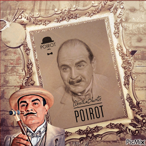 Hercule Poirot - Gratis animerad GIF